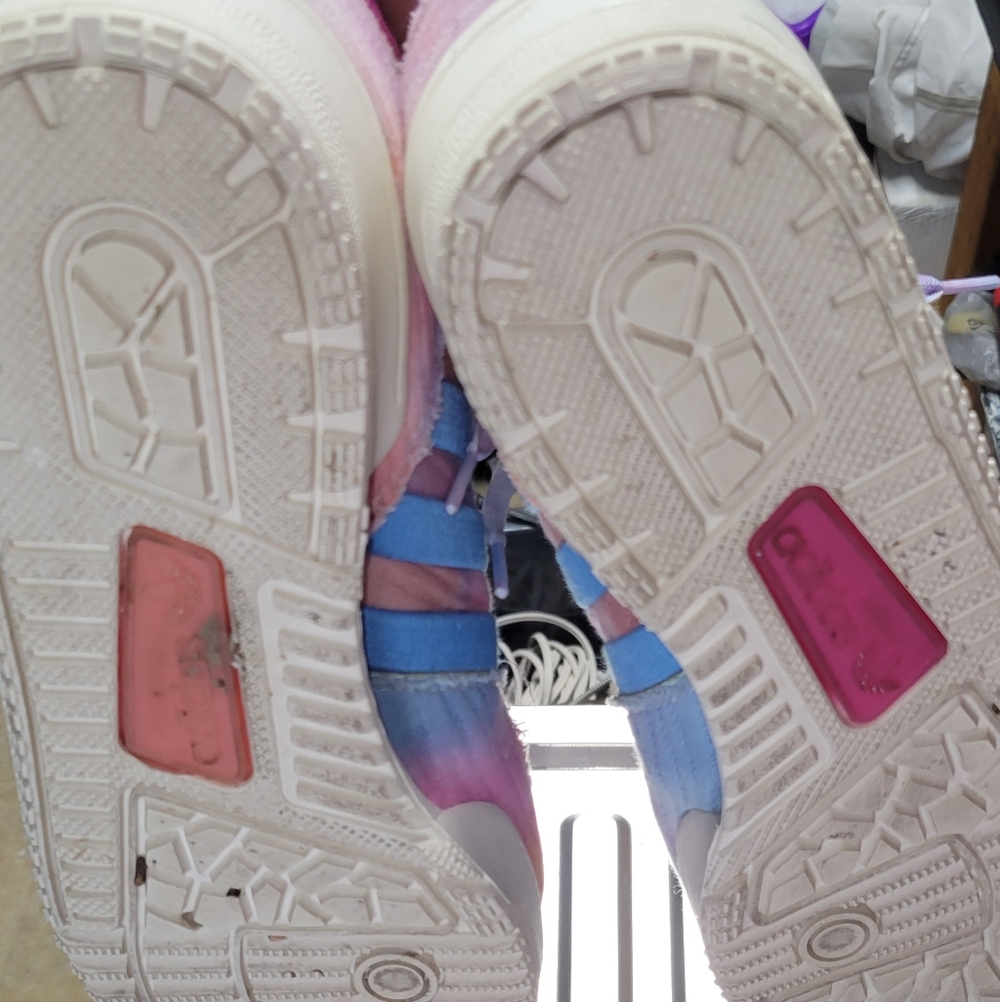 Adidas Multicolor Sneakers with Blue Stripes - Picture 2 of 6